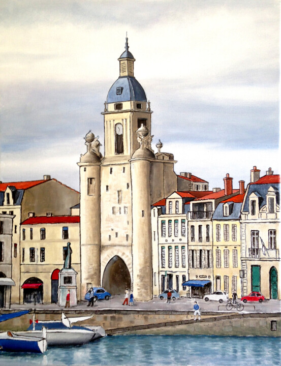 Painting titled "La Grosse Horloge L…" by Patrick Noly, Original Artwork