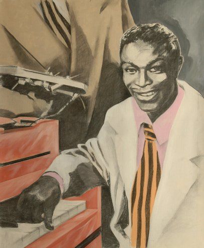 Nat King Cole Painting By Bretagne Artmajeur