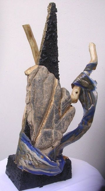 Sculpture intitulée "ORISHA 2" par Patrick.Clerc, Œuvre d'art originale