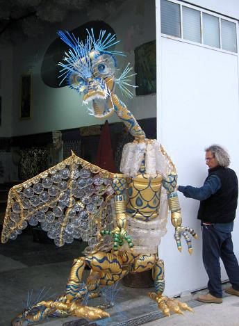 Arte digitale intitolato "Dragon d'eau RHÉ" da Debri, Opera d'arte originale