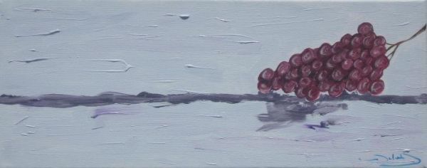 Peinture intitulée "Tutti Frutti Raisins" par Patrick Mahieu, Œuvre d'art originale, Huile