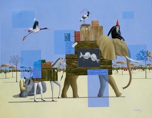 Peinture intitulée "Un oeil pour regard…" par Patrick Schilling, Œuvre d'art originale,
