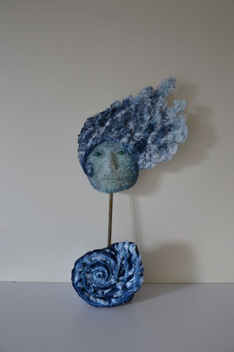 Sculpture intitulée "Air" par Patrizia Pic De Donno, Œuvre d'art originale, Verre