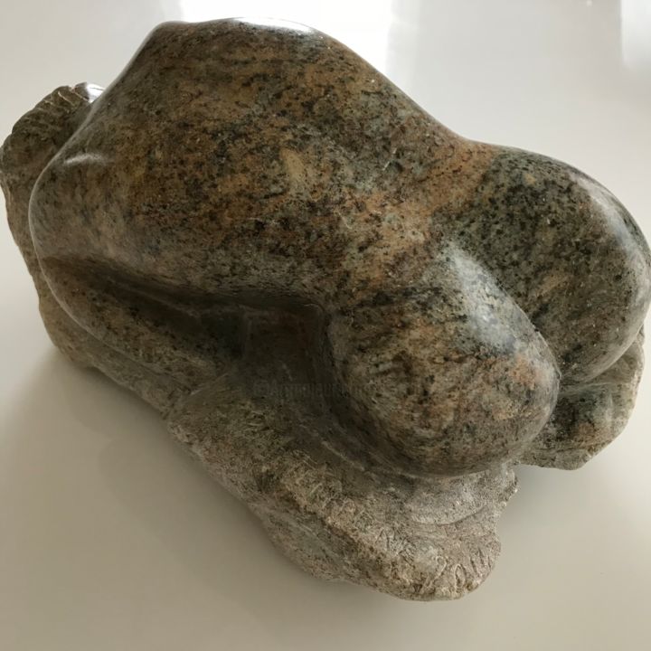 Sculpture titled "APOLLINE" by Patricia Tempere (T.PAT), Original Artwork, Stone