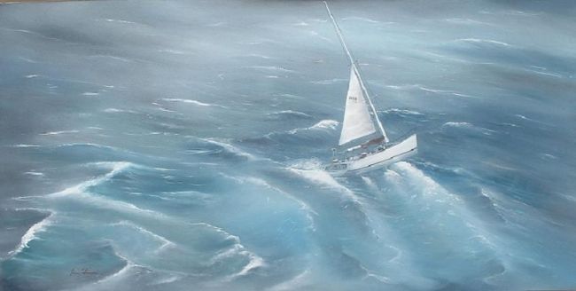 Rough Seas Painting By Jason Patterson Artmajeur