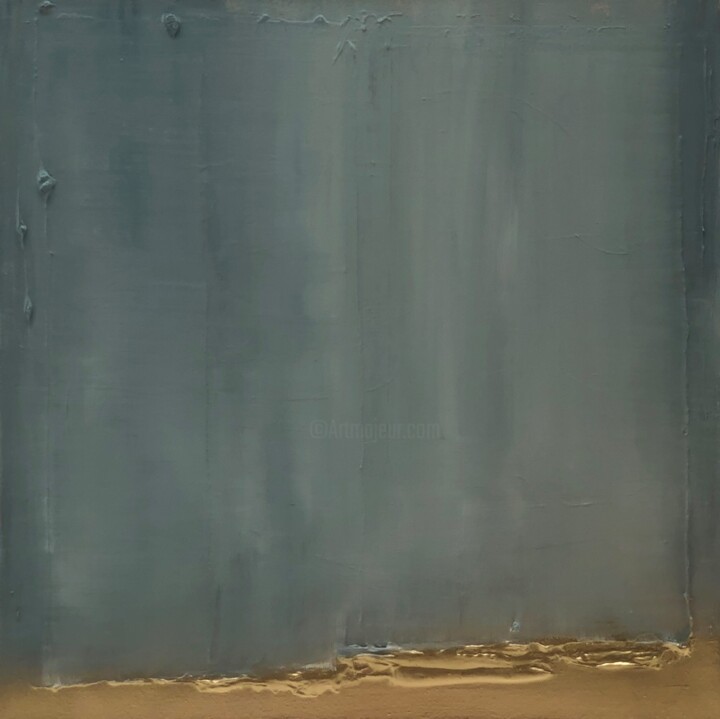 제목이 "Untitled (blue, 202…"인 미술작품 Pau Escat로, 원작, 아크릴 나무 들것 프레임에 장착됨
