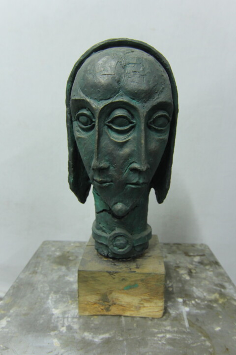 雕塑 标题为“Binary” 由Paul Bretter, 原创艺术品, 石膏