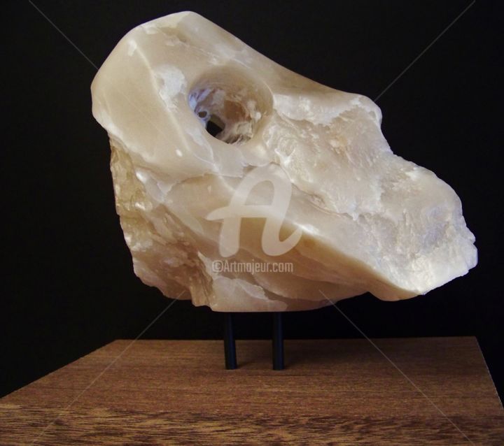 Escultura intitulada "Âme en reconstructi…" por Paul Bruyneel, Obras de arte originais, Pedra