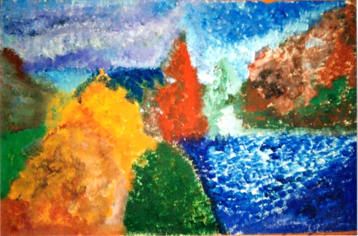 Peinture intitulée "Impressionisme 2" par Paul-Éric Langevin, Œuvre d'art originale, Huile