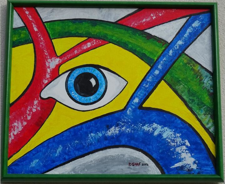 Peinture intitulée "have-a-look-at-your…" par Paul F. Graf, Œuvre d'art originale, Acrylique