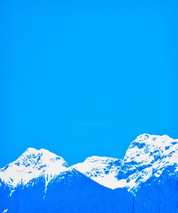 印花与版画 标题为“Dolomites Engiadina…” 由Paul Jaklin, 原创艺术品, 模拟打印