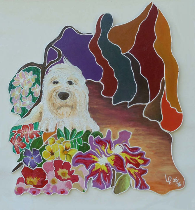 Collages titled "Dolly" by Pauleone, Original Artwork, Collages