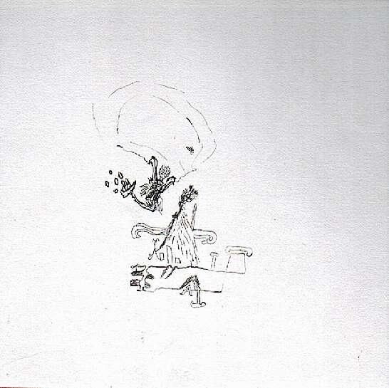 Disegno intitolato "Untitled 13 01" da Paul Louis Van Den Bergh, Opera d'arte originale