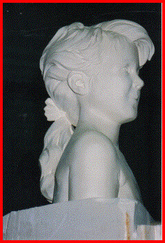 Skulptur mit dem Titel "Buste en plâtre" von Paul Mallet, Original-Kunstwerk