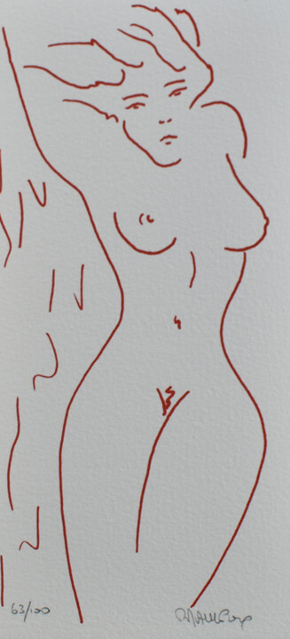Gravures & estampes intitulée "Sérigraphie n° 36" par Paul Maulpoix, Œuvre d'art originale, Sérigraphie