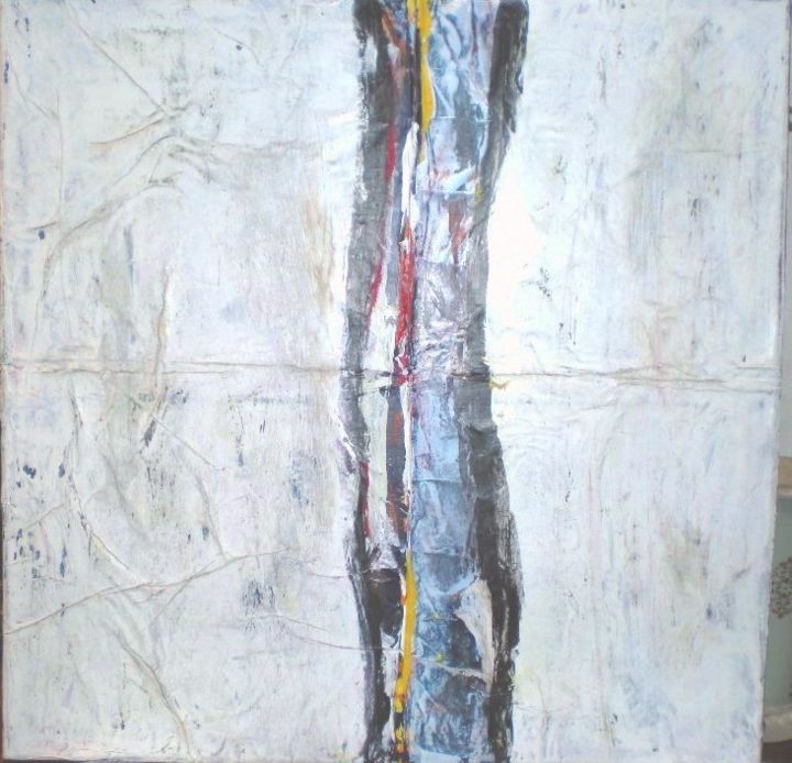 Pittura intitolato "déchirure" da Paul Maz, Opera d'arte originale, Acrilico
