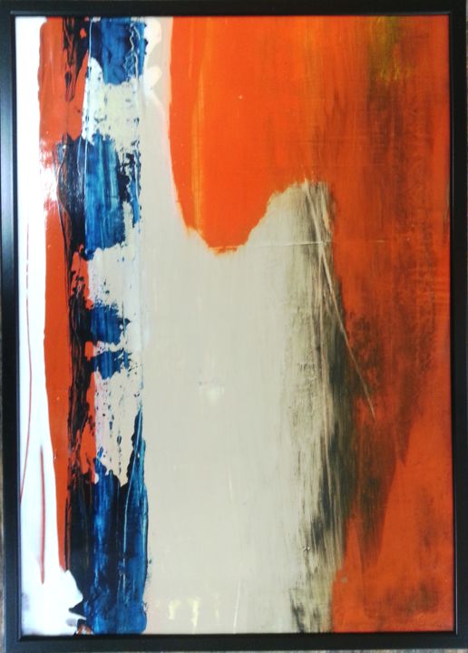 Pittura intitolato "Avant l'orage" da Paul Maz, Opera d'arte originale, Acrilico