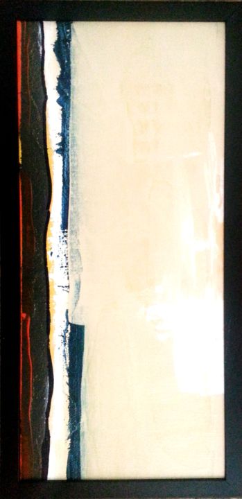 Malerei mit dem Titel "Avant de voir" von Paul Maz, Original-Kunstwerk, Acryl