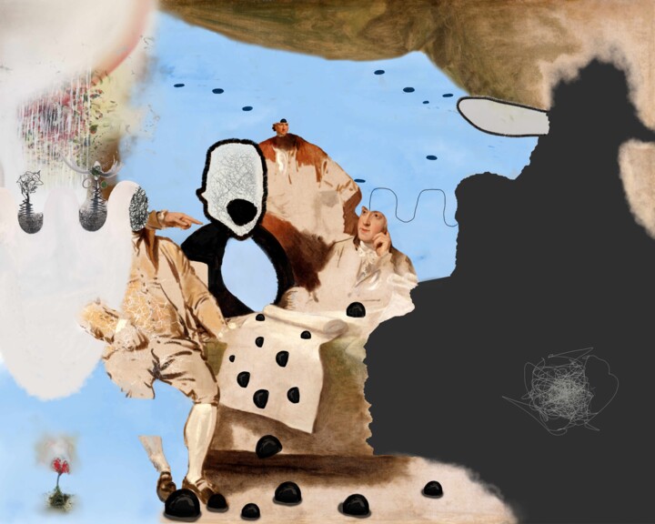 Digital Arts titled "Unfinished Treaty o…" by Paul Minotto, Original Artwork, Digital Collage