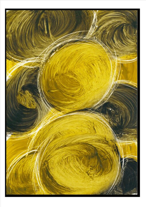 Peinture intitulée "2" par Paul Sarrassat, Œuvre d'art originale, Pigments