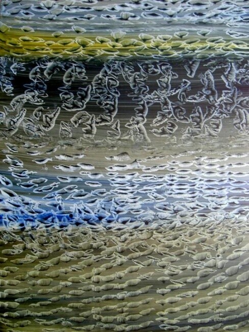 Peinture intitulée "LES ABYSSES 2" par Paul Sarrassat, Œuvre d'art originale, Huile