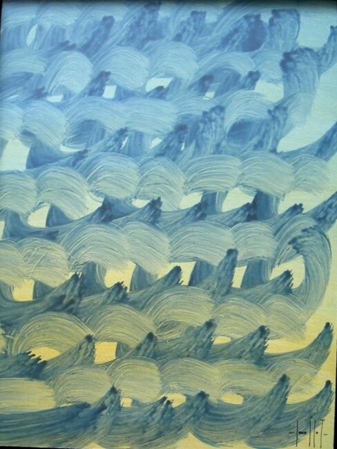 Картина под названием "SANS TITRE" - Paul Sarrassat, Подлинное произведение искусства, Масло