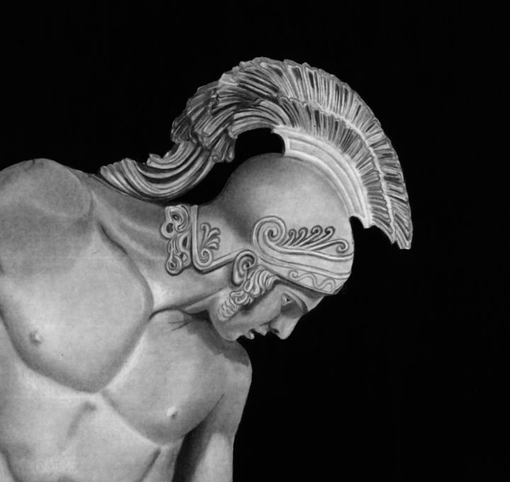 Achilles, Zeichnungen von Paul Stowe | Artmajeur