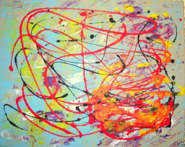 Painting titled "The Many Paths We T…" by Paul Michaels, Original Art, Oil