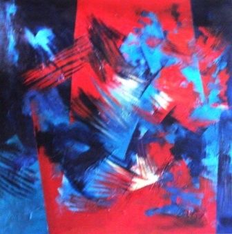 Painting titled "Distraccion" by Paula Weiszkopf, Original Artwork