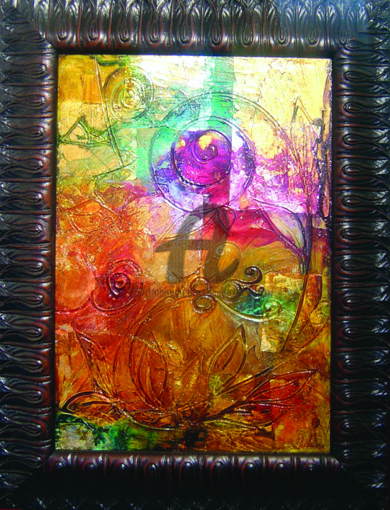 Peinture intitulée "symph-lumiere-p.jpg" par Paula Clemence, Œuvre d'art originale