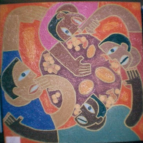 Картина под названием ""Patay, Hari"" - Paul Arenas, Подлинное произведение искусства