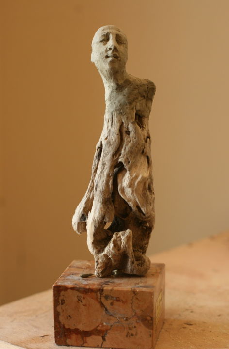Rzeźba zatytułowany „Inquiétudes” autorstwa Paul Crochat, Oryginalna praca