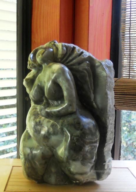 Sculpture intitulée "Francesca" par Paule-Andree Maraval, Œuvre d'art originale