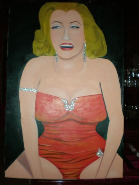 「Marilyn Monroe」というタイトルの絵画 Pauletteによって, オリジナルのアートワーク, オイル
