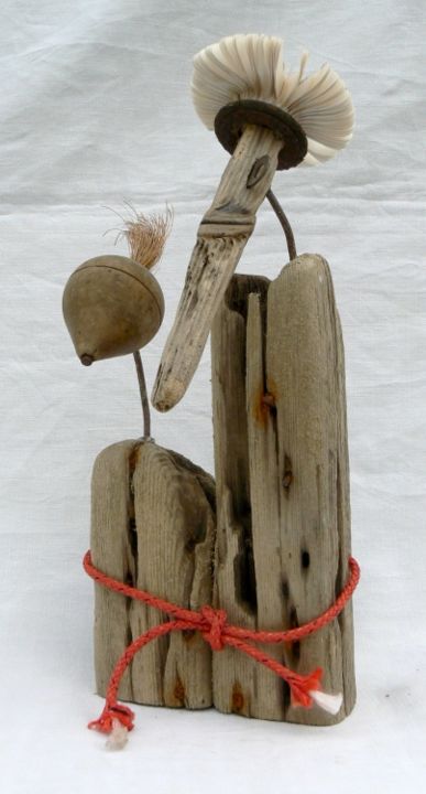 Скульптура под названием "Toupie or not toupie" - Paul Herail, Подлинное произведение искусства