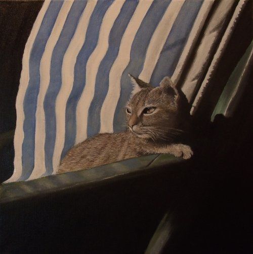 Painting titled "Lazy Sunday" by Paul Horton, Original Artwork, Oil