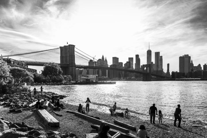 Фотография под названием "Brooklyn Bridge" - Pauline Cheyrouze Photographe, Подлинное произведение искусства