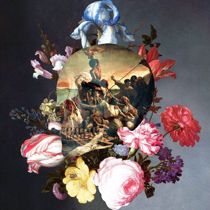 Artes digitais intitulada "Vanitas II" por Paulo Vilarinho, Obras de arte originais, Foto Montagem