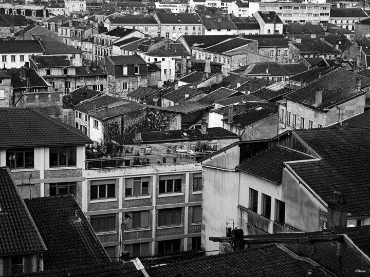 Photographie intitulée "En hauteur" par Paulous, Œuvre d'art originale, Photographie numérique Monté sur Autre panneau rigide