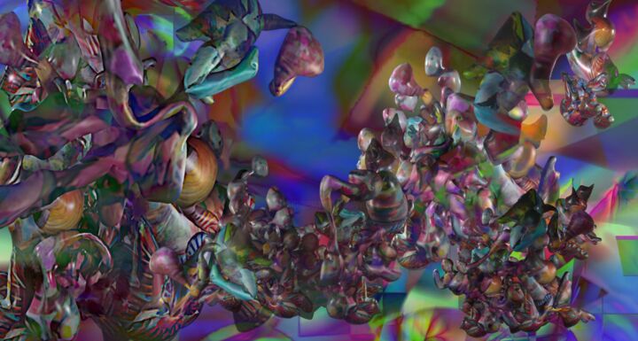 Arts numériques intitulée "bresils" par Paulyvalent (Paul Elie), Œuvre d'art originale, Modélisation 3D
