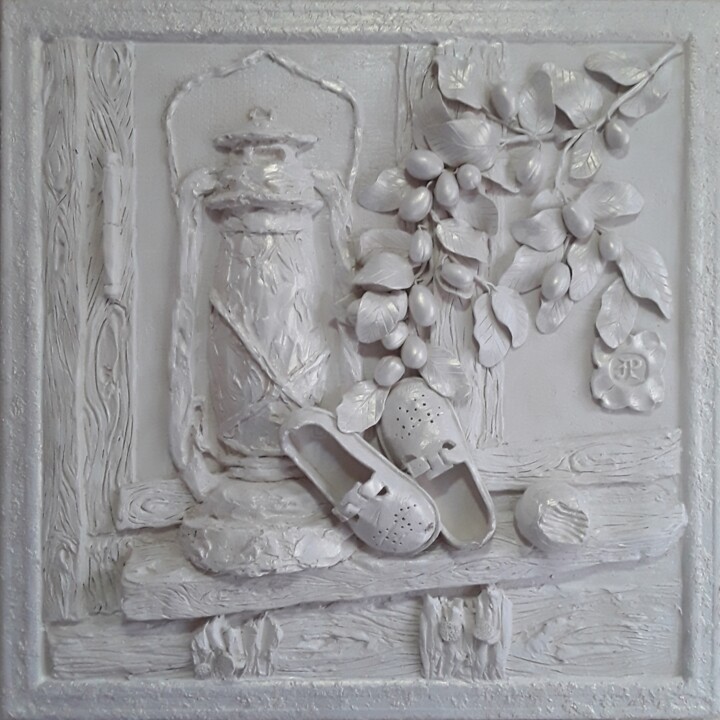 Sculpture intitulée "Copilăriei" par Pavel Ambul, Œuvre d'art originale, Plâtre