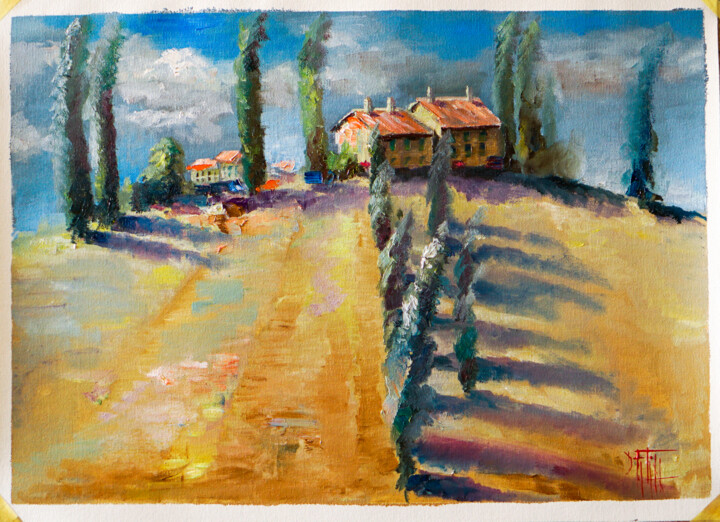 Peinture intitulée "Warm breeze of Tusc…" par Pavel Filin, Œuvre d'art originale, Huile