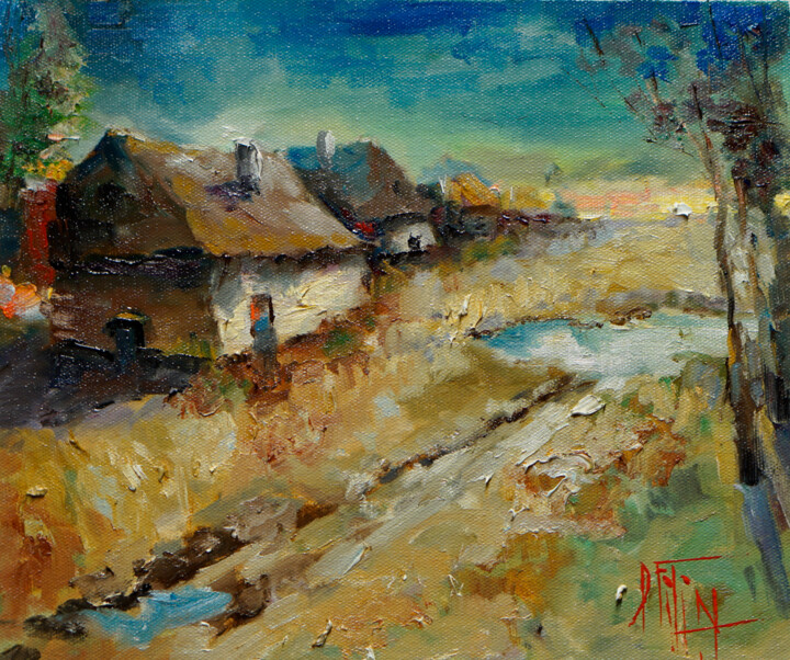 Painting titled "etude1" by Pavel Filin, Original Artwork, Oil