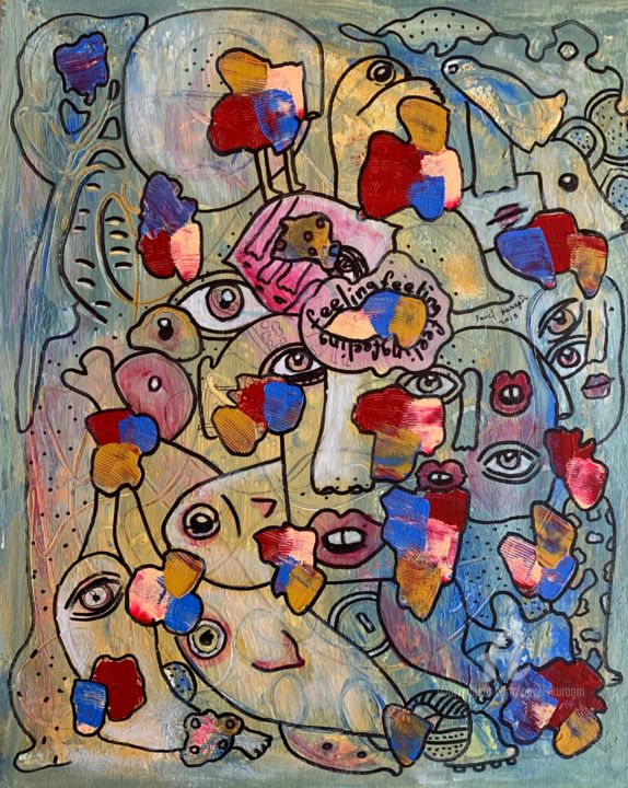 Painting titled "Spring feeling" by Pavel Kuragin, Original Artwork, Acrylic
