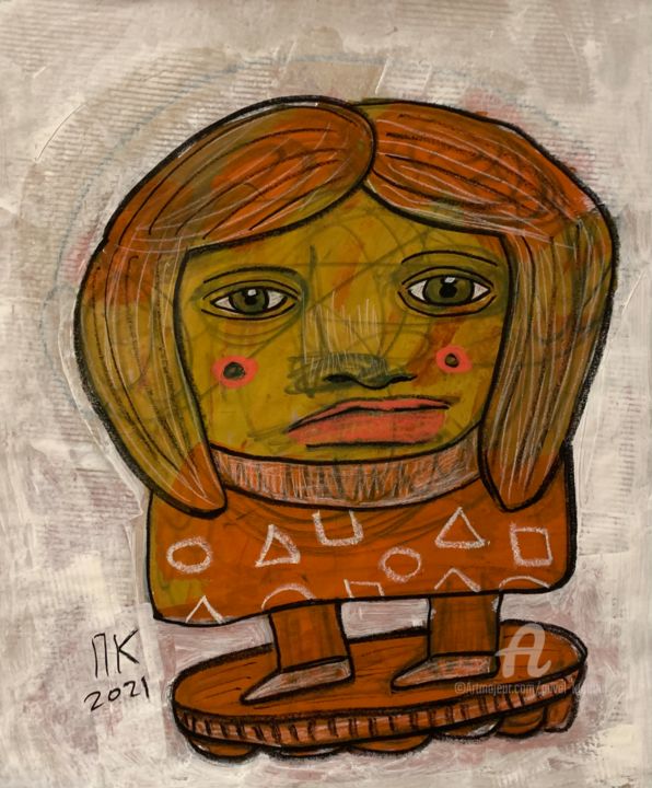 Peinture intitulée "Quarantine. Second…" par Pavel Kuragin, Œuvre d'art originale, Acrylique