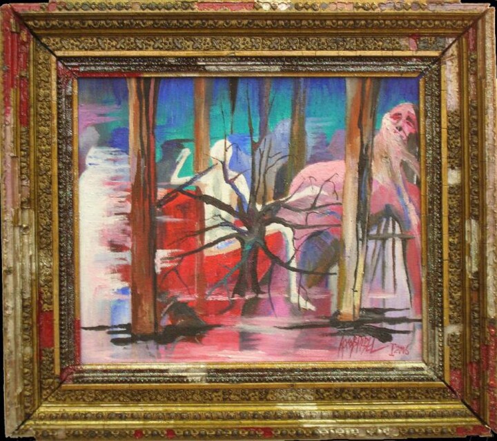 Painting titled ""Ветер вечного льда…" by Pavel Lyakhov, Original Artwork