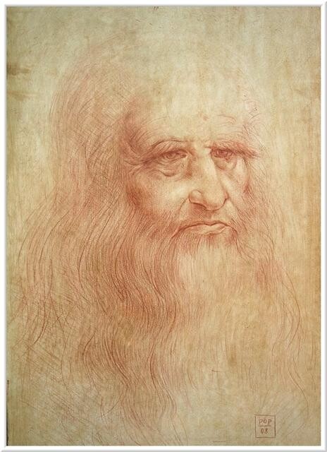 Drawing titled ""Leonardo"" by Pavel Pop, Original Artwork, Other