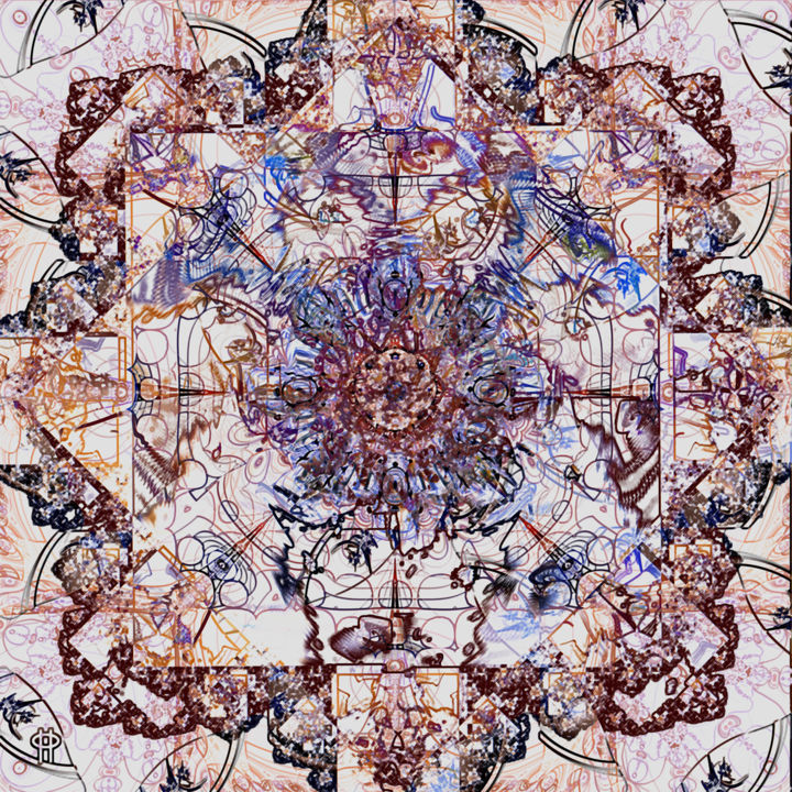 Digital Arts titled "Sistine Ceiling Fre…" by Jim Pavelle, Original Artwork, 2D Digital Work