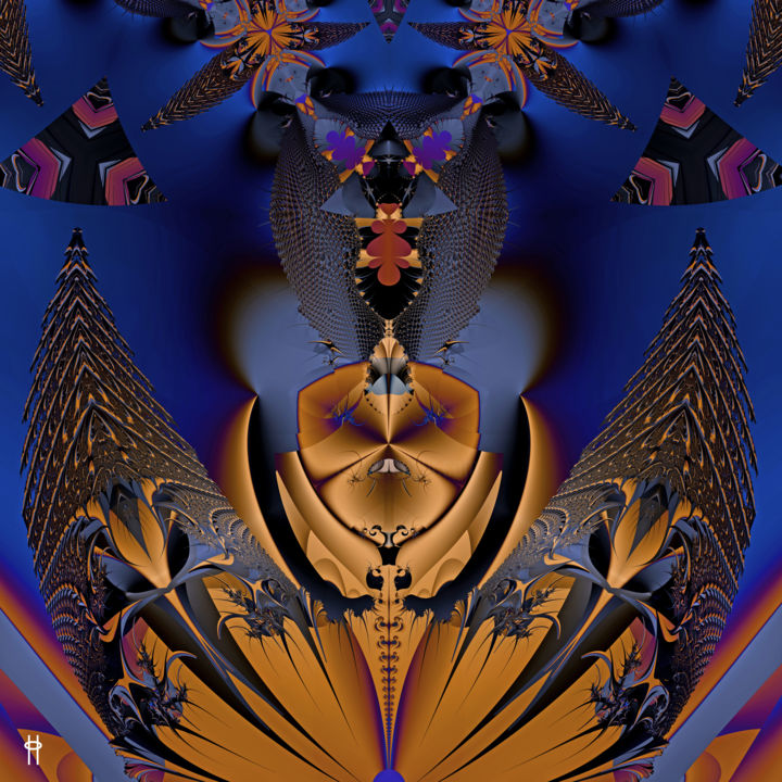 Digital Arts titled "Midas Blossom" by Jim Pavelle, Original Artwork, 2D Digital Work