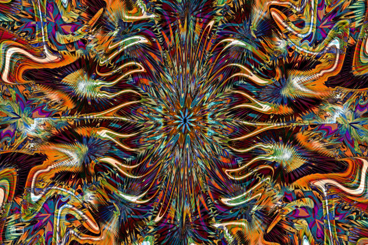 Digital Arts titled "Bossa Supernova" by Jim Pavelle, Original Artwork, 2D Digital Work